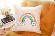 Summer Rainbow Clipart, an Illustration by Sublimation Artist (Thumbnail 6 of 6)
