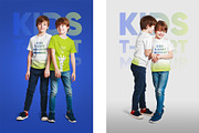Mixed Kids T-Shirt PSD Mockups Vol5, a Shirt Mockup by Hi, Mock-Up! (Thumbnail 8 of 15)