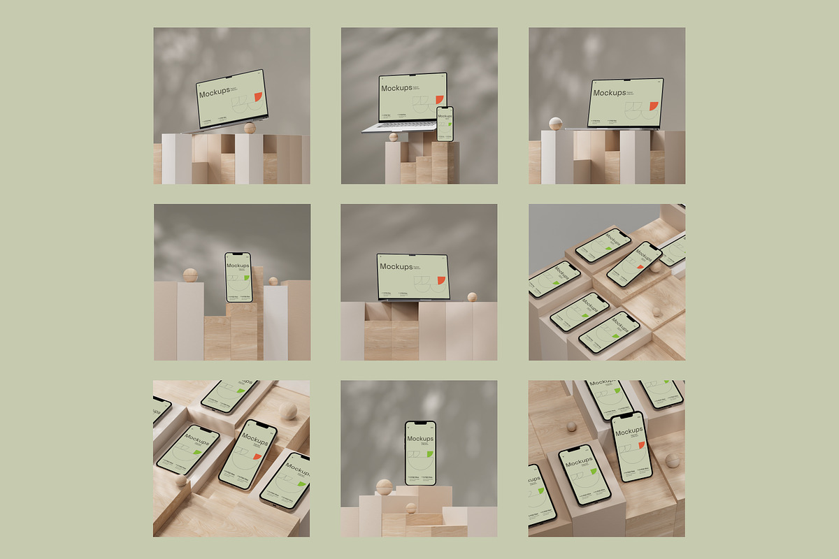 Devices Mockups Collection, a Mockup by Valentina Todorova (Photo 7 of 7)