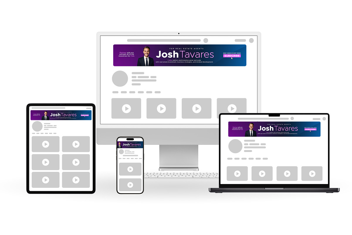 Professional Realtor YouTube Banner, a Social Media Template by Vaughn Studios (Photo 3 of 5)
