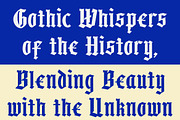 Wintress Blackletter, a Blackletter Font by Angin Studio (Thumbnail 12 of 13)