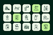 Recycle Doodle Art Set, an Outline Icon by Vectors Market (Thumbnail 6 of 8)