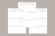 Fitness Planner Pages Set V-13, a Stationery Template by shahsoft (Thumbnail 3 of 3)