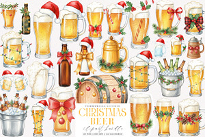 Christmas Beer Sublimation Bundle, an Icon by SinaCreation