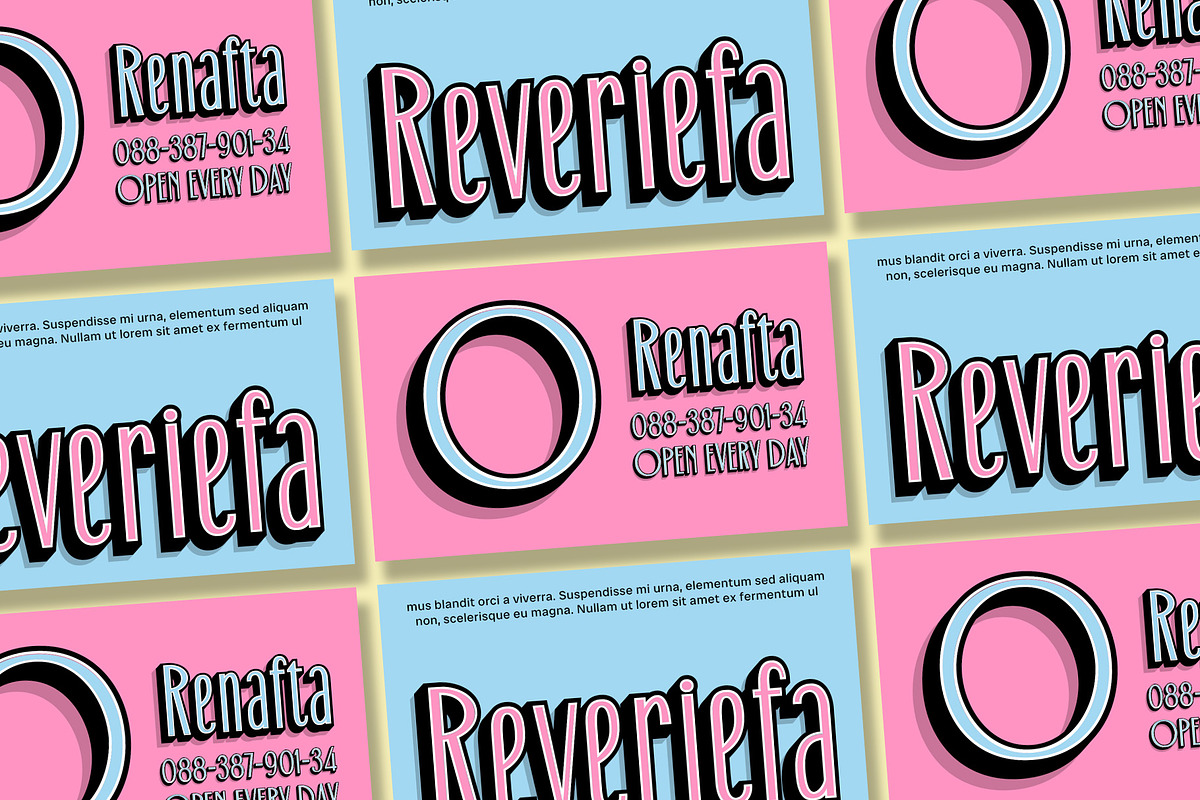 Folime 3D, a Sans Serif Font by Craft Supply Co. (Photo 7 of 8)