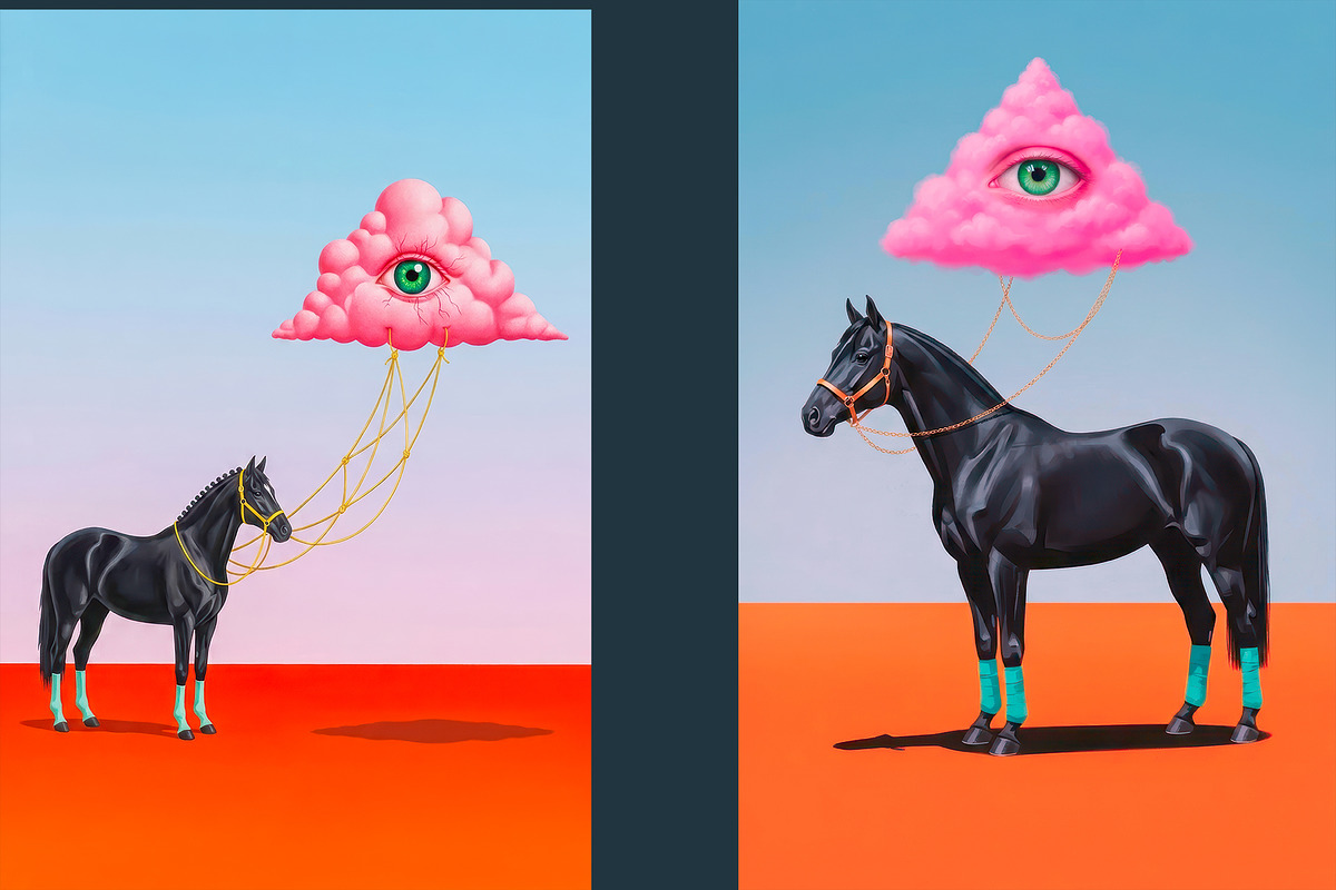 Surreal Pop Art Graphics, an Animal Illustration by StockVerse Creative (Photo 2 of 4)