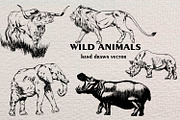 BUNDLE WILD ANIMALS VECTOR, an Animal Illustration by AnastasiyaOleynik (Thumbnail 11 of 20)