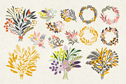 Vector Florals, a Background Graphic by Irtsya (Thumbnail 8 of 12)