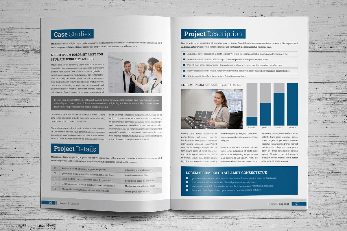 Project Proposal Template V6, a Brochure Template by JanySultana (Photo 4 of 14)