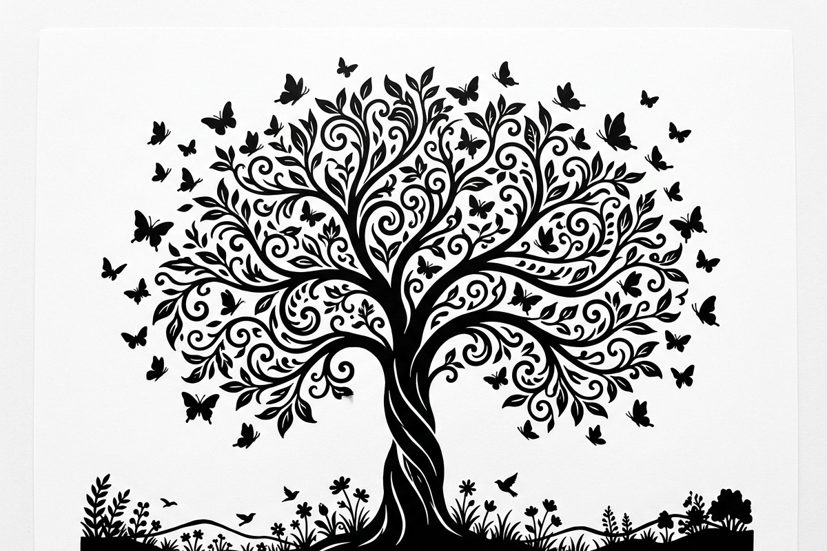 Elegant dream tree silhouette design, a Healthcare Illustration by Amazin_art (Photo 18 of 49)