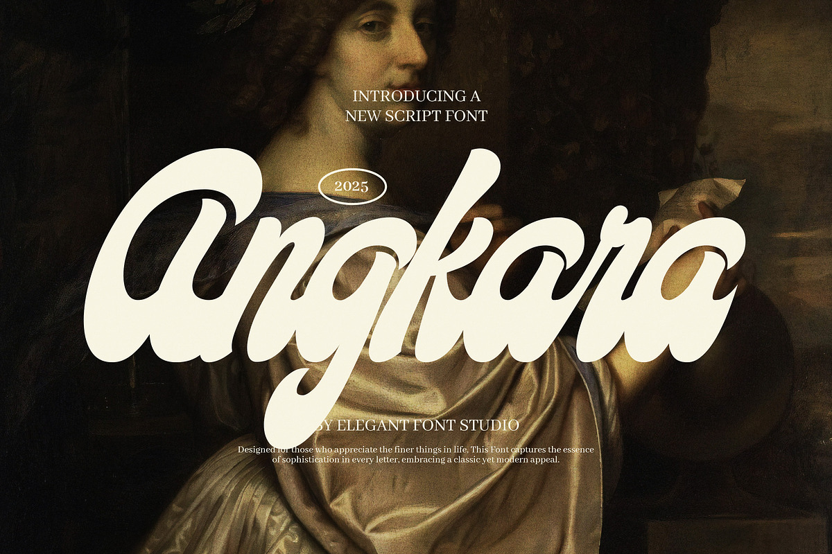 Angkara Bold Script Font, a Script Font by Elegant Font (Photo 1 of 7)