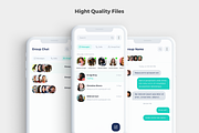 Mesene- Message Ui Kit Mobile App, an UI Kit Template by uicube (Thumbnail 2 of 4)