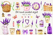 Watercolor Provence Collection, a Decorative Illustration by Olga Alexeenko (Thumbnail 2 of 5)
