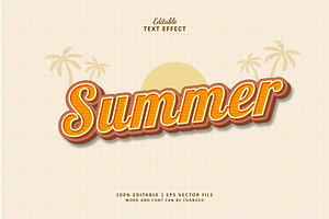 Text Effect Summer