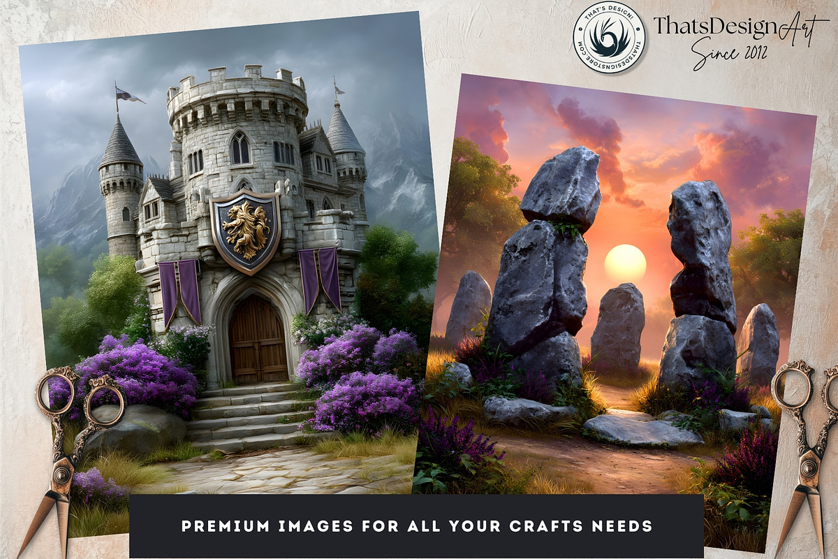 Medieval Fantasy Backgrounds, a Background Graphic by ThatsDesignArt (Photo 10 of 11)