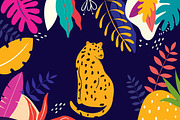 Jungle Animals cute collection, an Animal Illustration by MoleskoStudio (Thumbnail 4 of 13)
