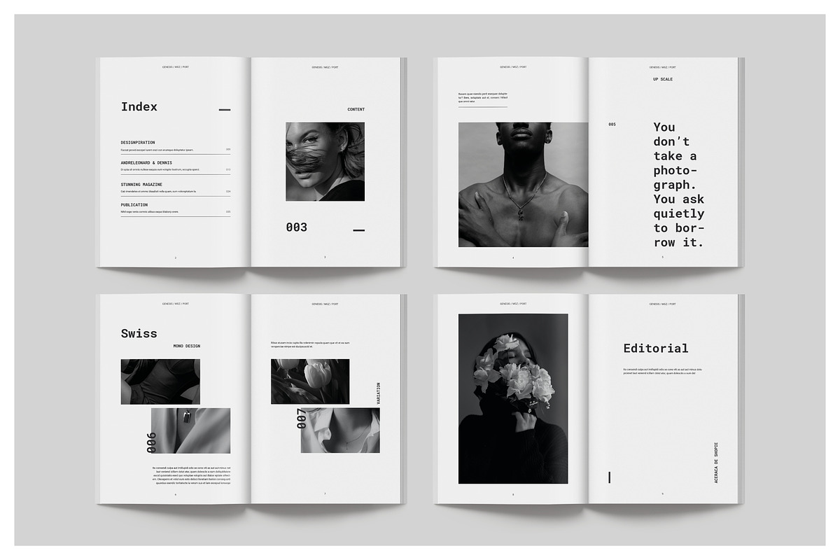 GENESIS Creative Portfolio, a Magazine Template by Arif Tri Ananta (Photo 2 of 14)