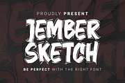 Jember Sketch, a Font by Dumadistyle (Thumbnail 1 of 8)