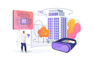 AI-Driven 3D Modeling abstract, a Technology Illustration by Visual Generation