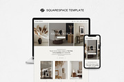 Squarespace 7.1 Template: Amara, a Squarespace Template by Deb Creative Studio (Thumbnail 1 of 9)