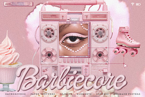 Barbiecore. Graphic Pack