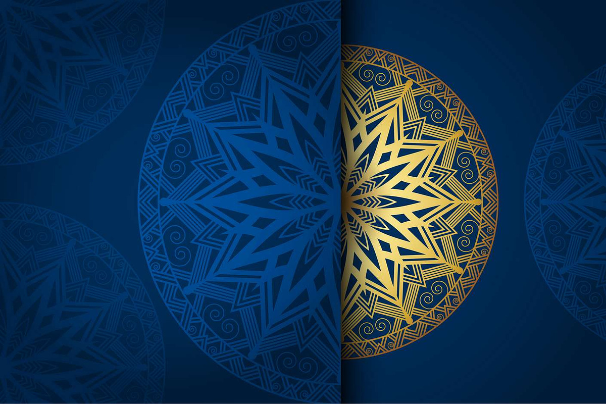 560+ Mandala Design Mega Collection, a Decorative Illustration by NJ Himel (Photo 277 of 289)