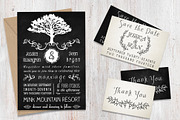 Rustic Wedding Invitation Pack, an Invitation Template by Knotted Design (Thumbnail 2 of 4)