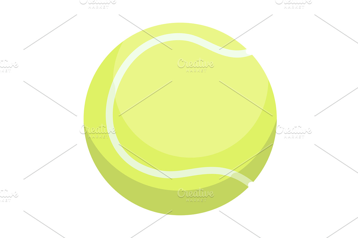 Tennis ball. Realistic sport ball, an Object Illustration by the8monkey