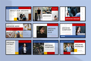 ARCHIVE Powerpoint Template