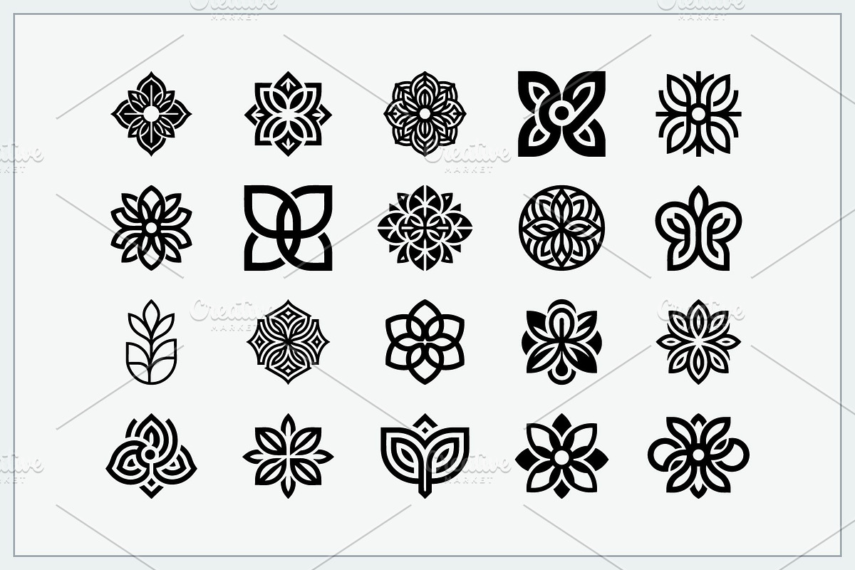 Floral Botanical Vector Logo Bundle, a Branding & Logo Template by Vectorium Studio (Photo 7 of 10)