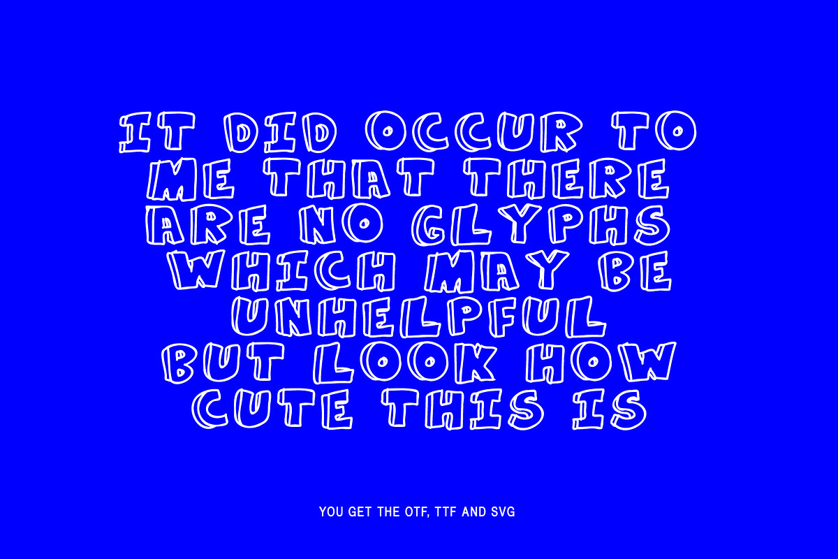 One Der Flour, a Handwritten Font by Supersimbo © (Photo 4 of 5)