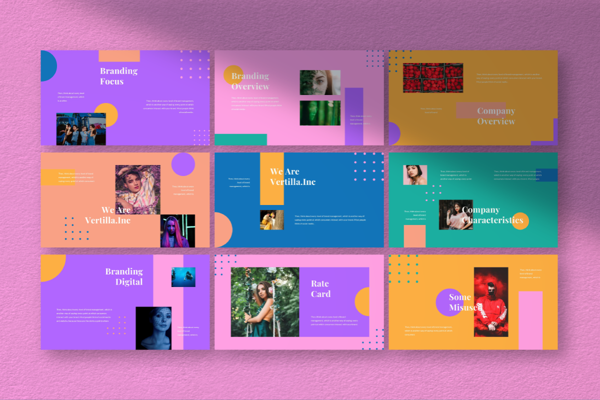 Pastel Brand Keynote Template, a Presentation Template by Inkofert (Photo 5 of 10)