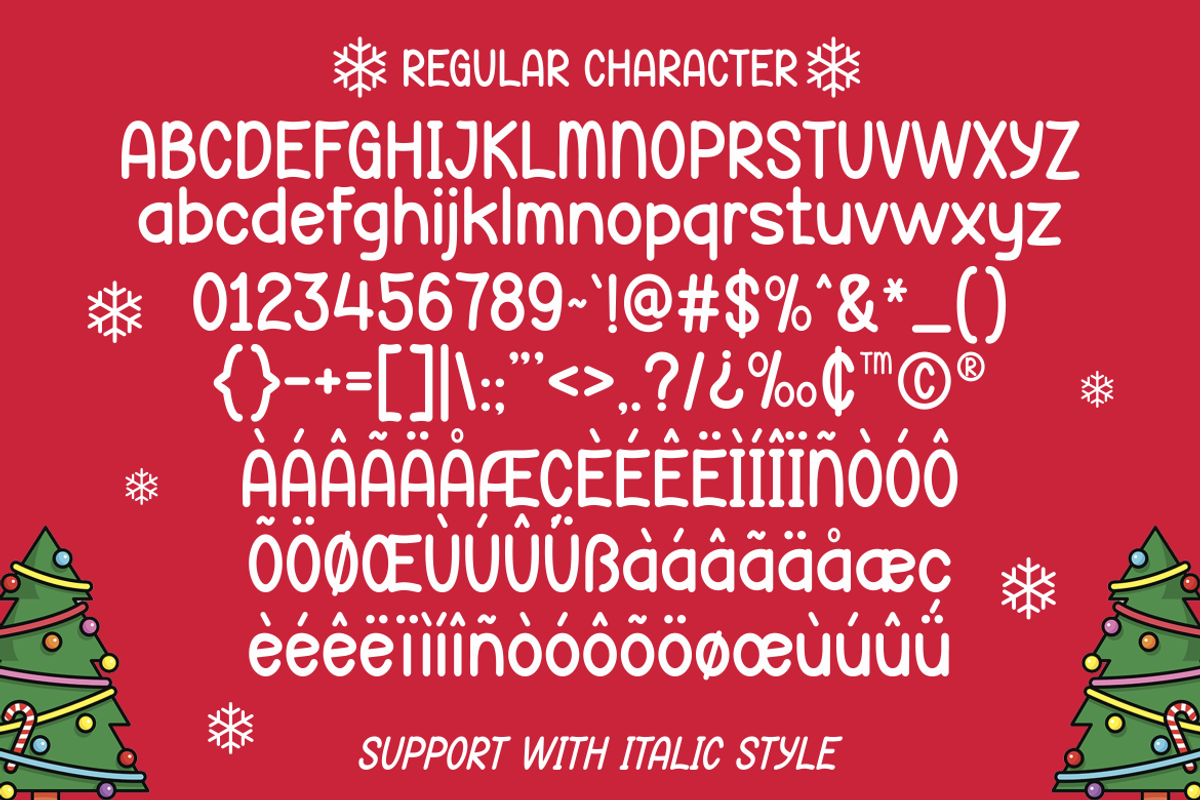 Holly Santa - Christmas Family Font, a Handwritten Font by MaikoHatta (Photo 2 of 6)