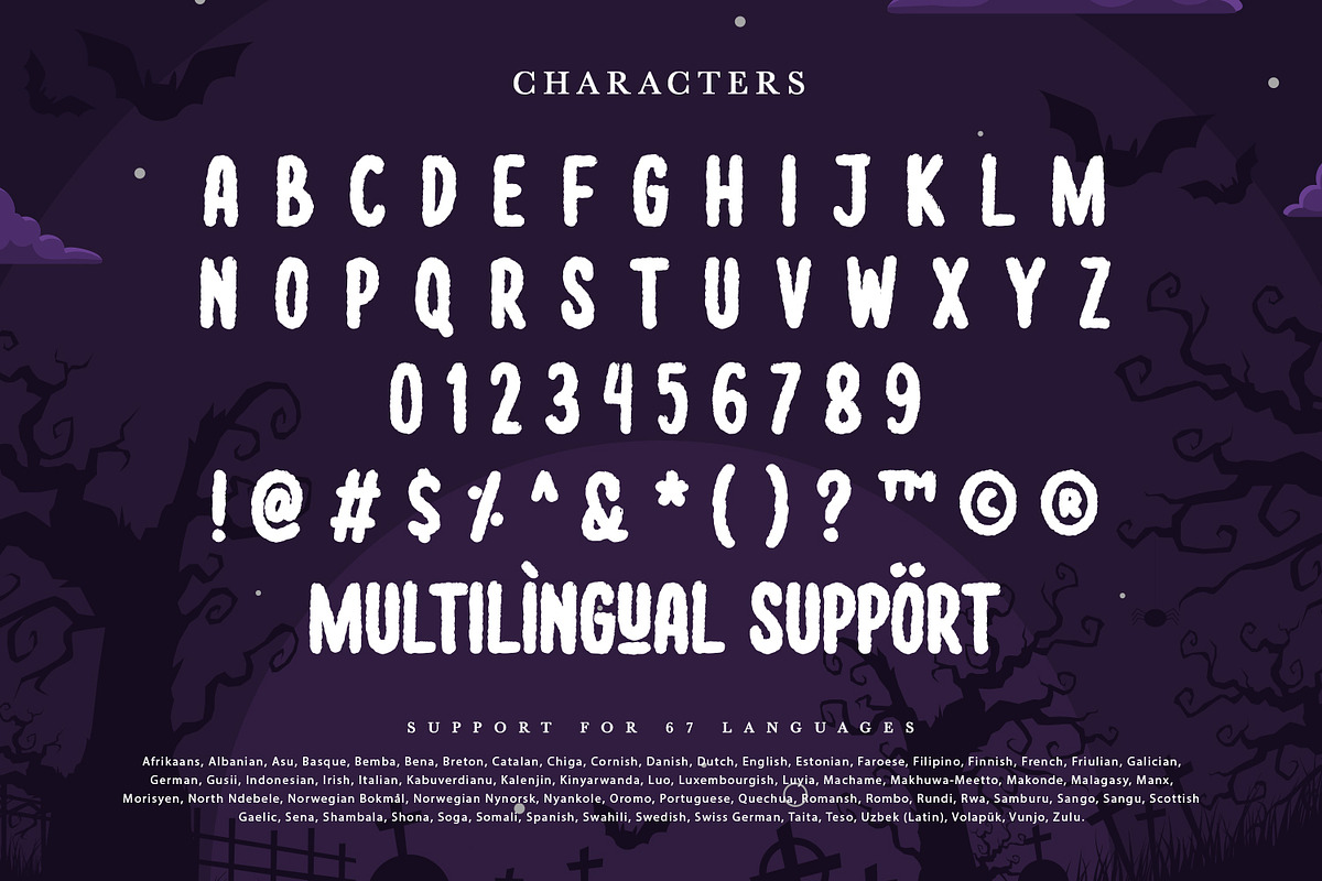 Scream Explode, a Symbol Font by Ditatype (Photo 6 of 9)