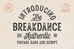 Breakdance Vintage Font