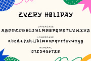 Every Holiday, a Handwritten Font by Yoga Letter (Thumbnail 5 of 6)