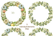 Thanksgiving watercolor Bundle., an Illustration by Mary (Thumbnail 7 of 9)