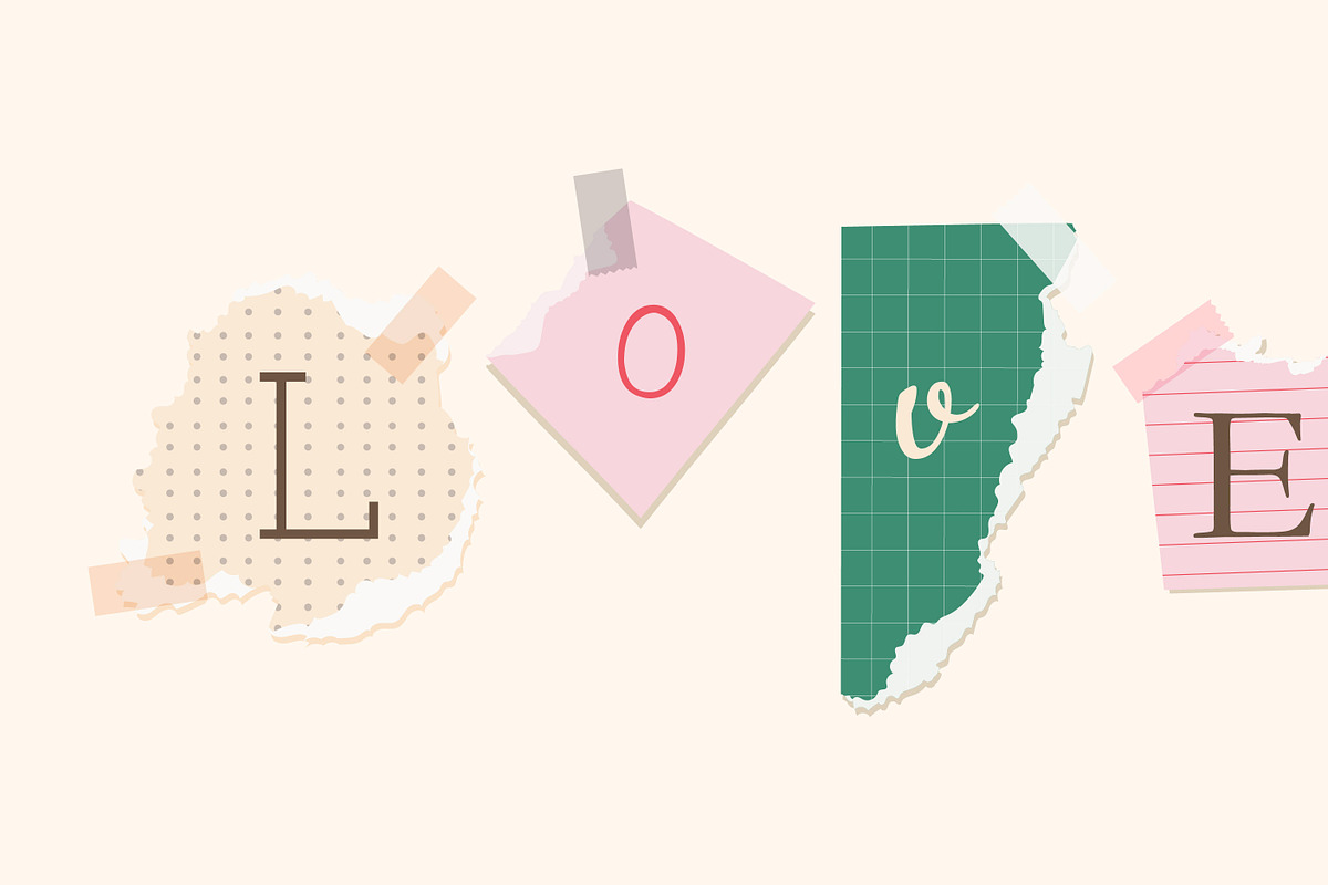 Torn paper scraps + Bonus, a Decorative Illustration by EeKayStore (Photo 5 of 5)
