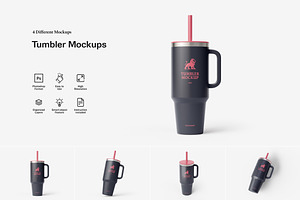 High Resolution Tumbler Mockups