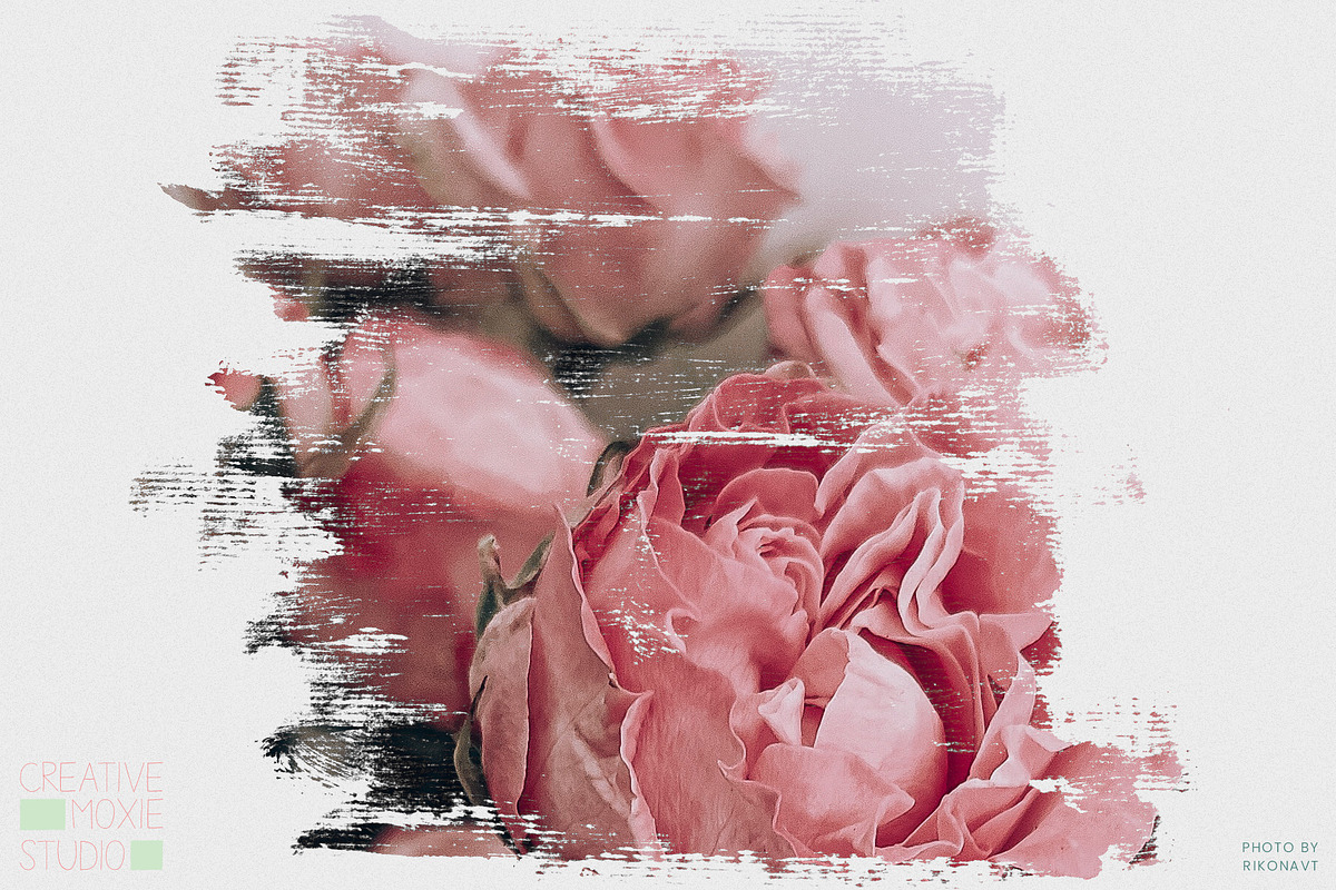 Handmade Paint Stroke Textures, a Texture Graphic by Creative Moxie Studio (Photo 2 of 6)