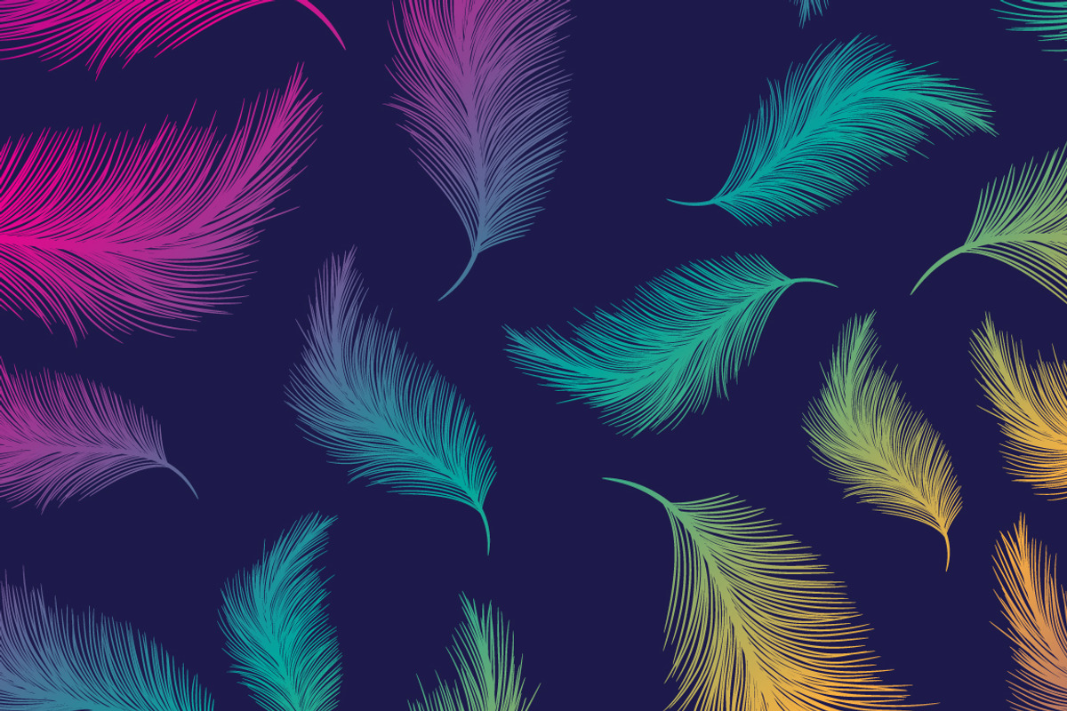 Vector feathers: patterns, a Graphic by lycka (Photo 2 of 5)
