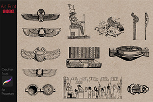 Egyptian Stamp Tattoo Mythology Art