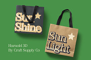 Harnold 3D, a Serif Font by Craft Supply Co. (Thumbnail 4 of 8)