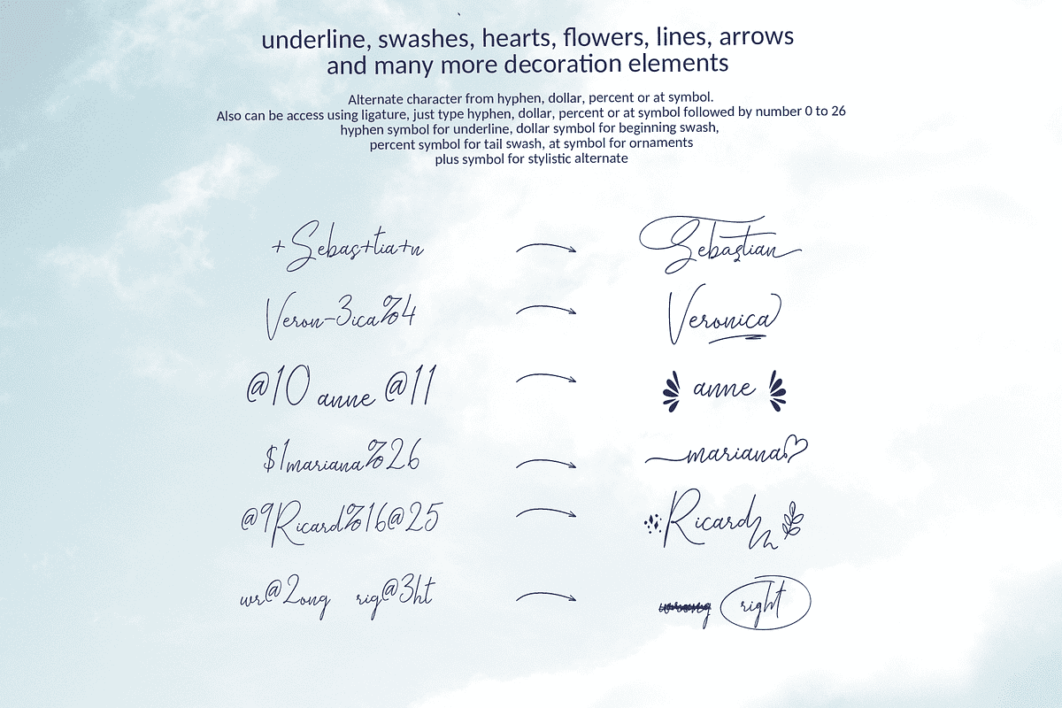 Blossoming Constellation Font, a Handwritten Font by Letterhanna Studio (Photo 4 of 13)