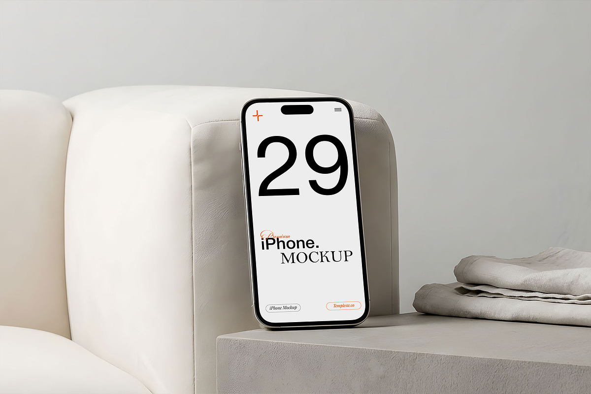 iPhone Mockup, an iPhone Mockup by Templeste (Photo 5 of 7)
