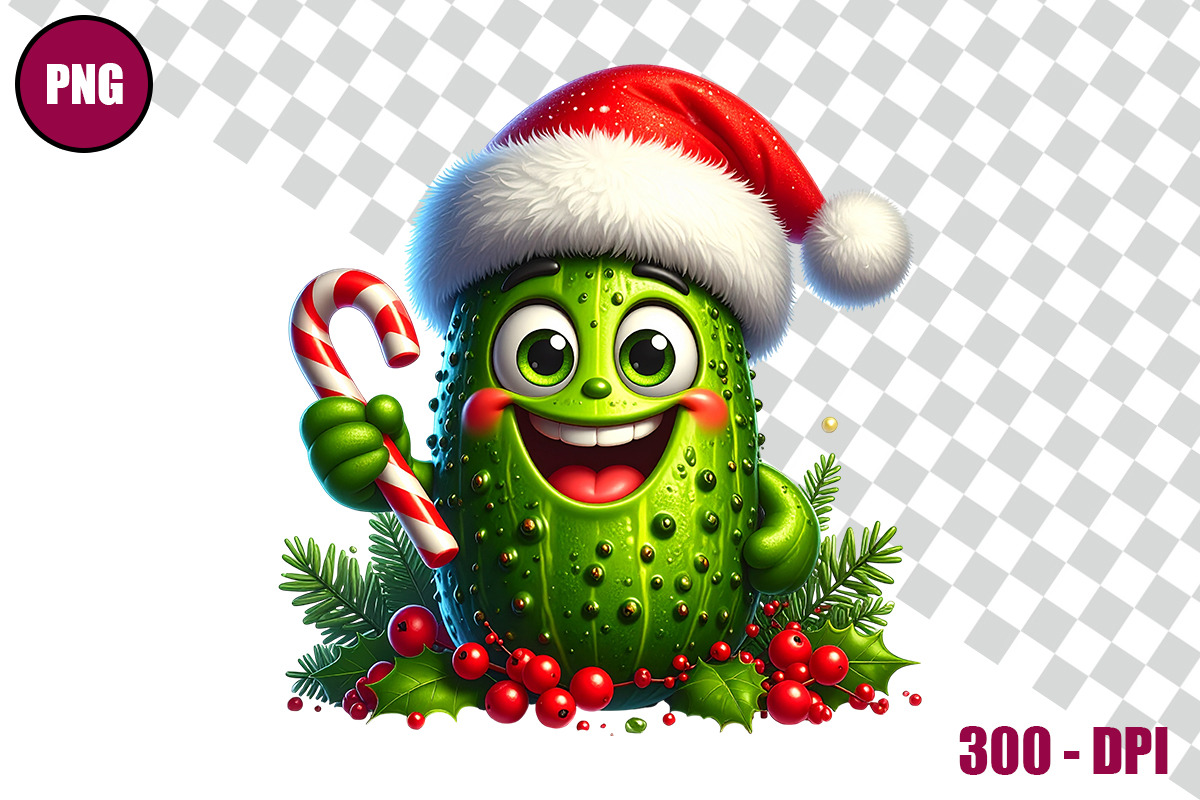 Christmas Pickles Clipart Bundle, a Decorative Illustration by taramija (Photo 26 of 26)