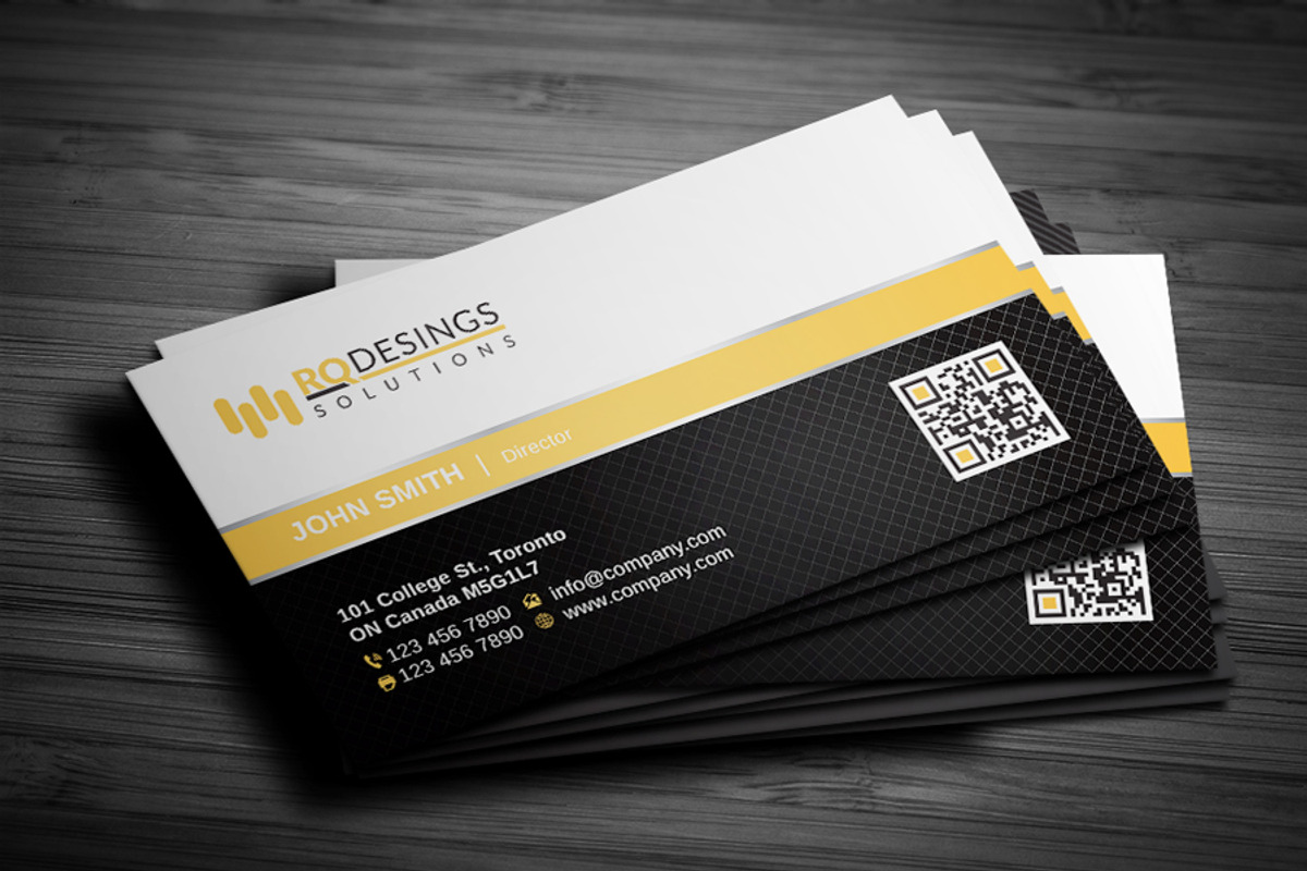 Corporate Business Card 21, a Business Card Template by RQ Designs (Photo 3 of 5)