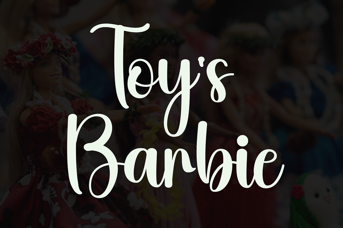 Hello Barbie, a Handwritten Font by InermediaSTUDIO (Photo 4 of 8)