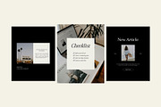 Instagram Aesthetic Canva Template, a Social Media Template by Mia Branding Studio (Thumbnail 2 of 5)