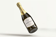Champagne Bottle Mock-up, a Product Mockup by zippypixelstudio (Thumbnail 16 of 16)